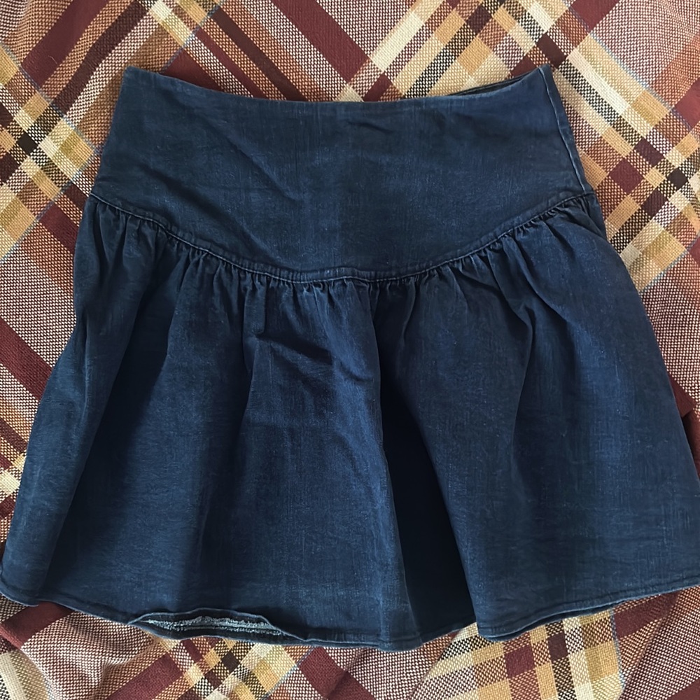 Topshop denim skirt